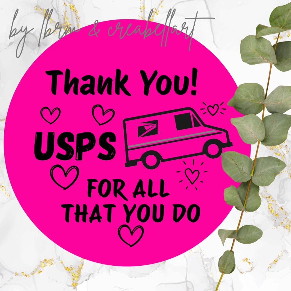 100 Thank you STICKERS - USPS - Picture 5 of 7